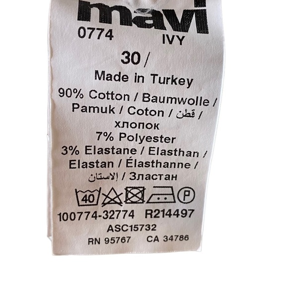 𝅺mavi Ivy Slim Cargo Pants- Moonbeam Twill - Picture 13 of 16